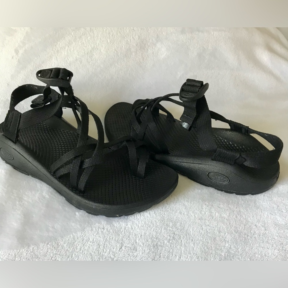 Women's ZX/2 Dual Adjustable Straps Classic Black Sandal Women’s Size 9 - Picture 3 of 7